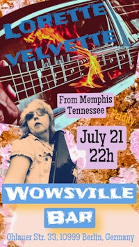 a poster for the wowville bar in berlin